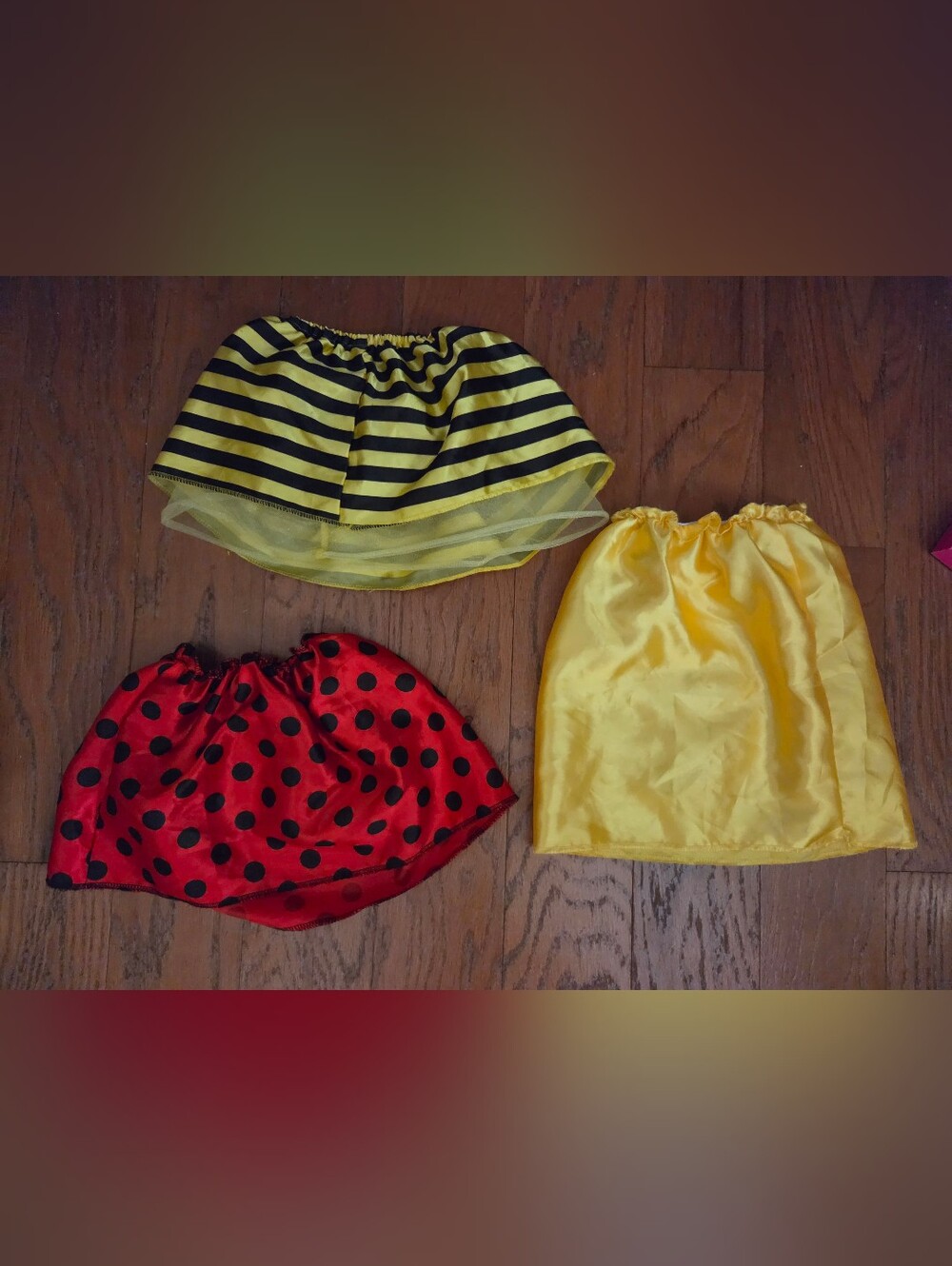 Girls Ladybug, Bumblebee, Belle, Dress Up Skirts